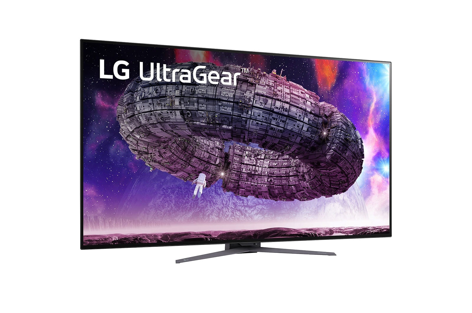 LG 48'' UltraGear? UHD OLED Monitor with Anti-Glare Low Reflection 0.1ms R/T 120Hz and G-SYNC? Compatible, 48GQ900-B