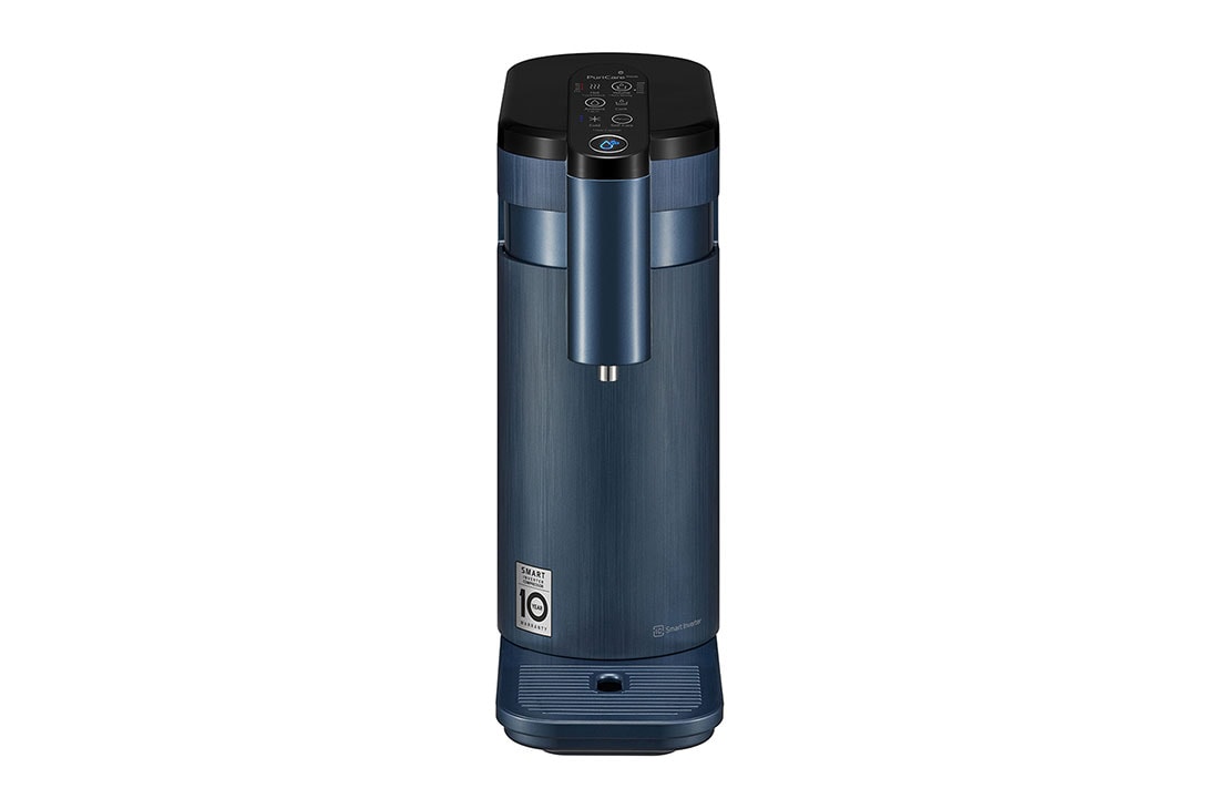 LG PuriCare? Self-Service Tankless Water Purifier with 4-Stage Filtration Hot/ Cold / Ambient, Calming Navy, WD516AN