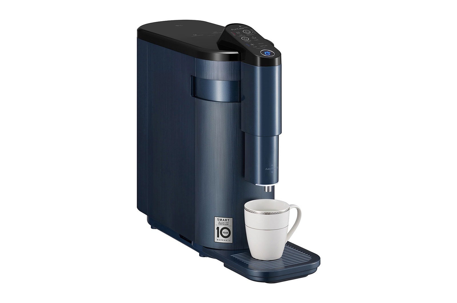 LG PuriCare? Self-Service Tankless Water Purifier with 4-Stage Filtration Hot/ Cold / Ambient, Calming Navy, WD516AN