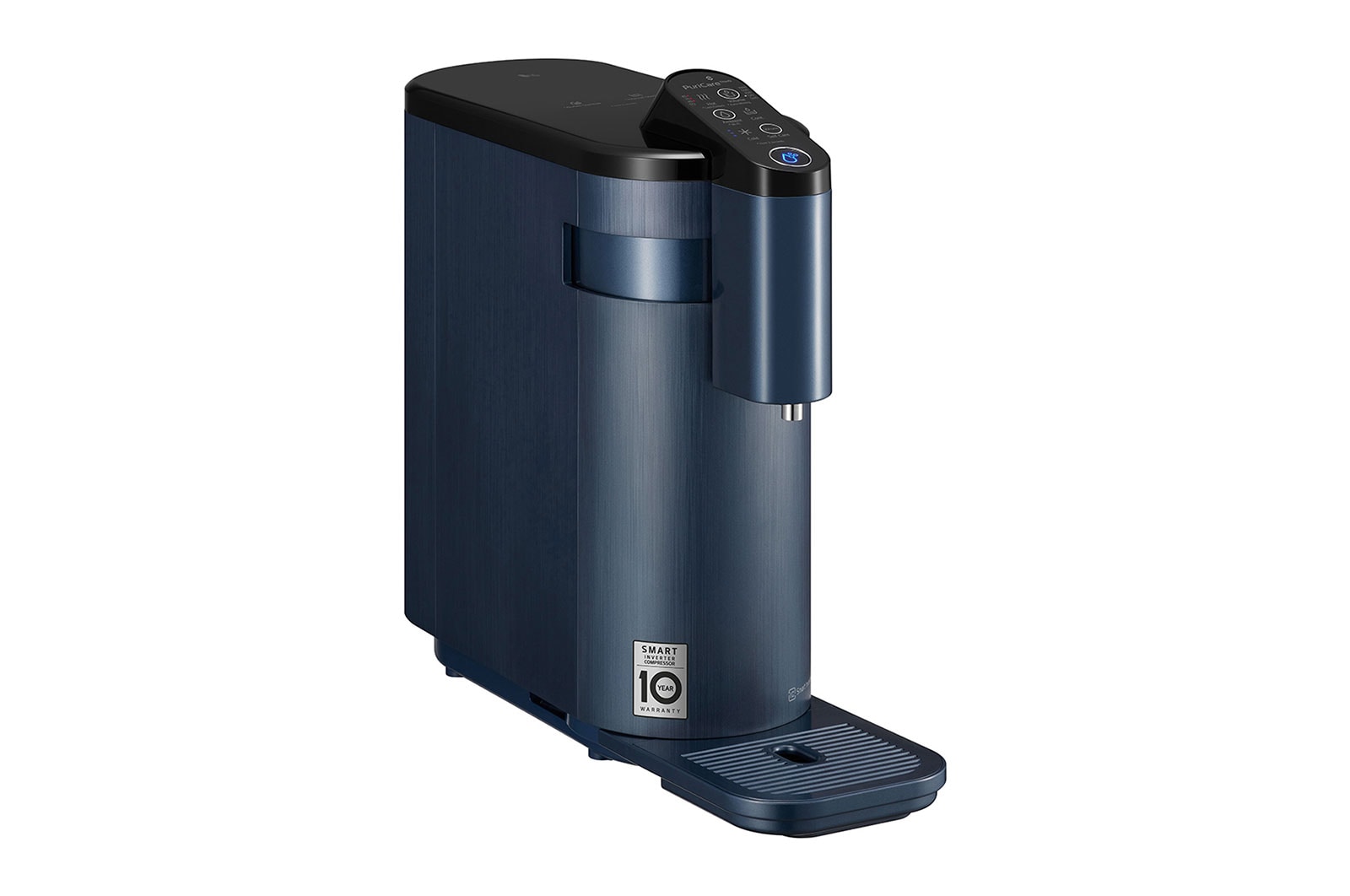 LG PuriCare? Self-Service Tankless Water Purifier with 4-Stage Filtration Hot/ Cold / Ambient, Calming Navy, WD516AN