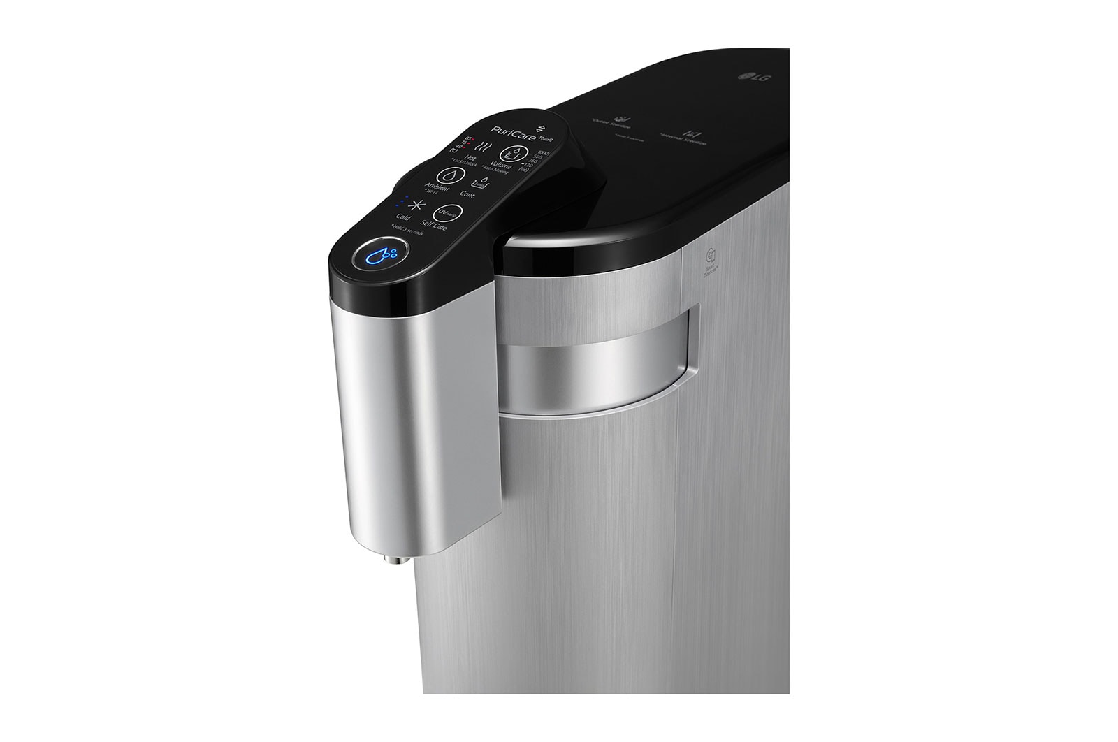 LG PuriCare? Self-Service Tankless Water Purifier with 4-Stage Filtration Hot/ Cold / Ambient, Silver  , WD516AN