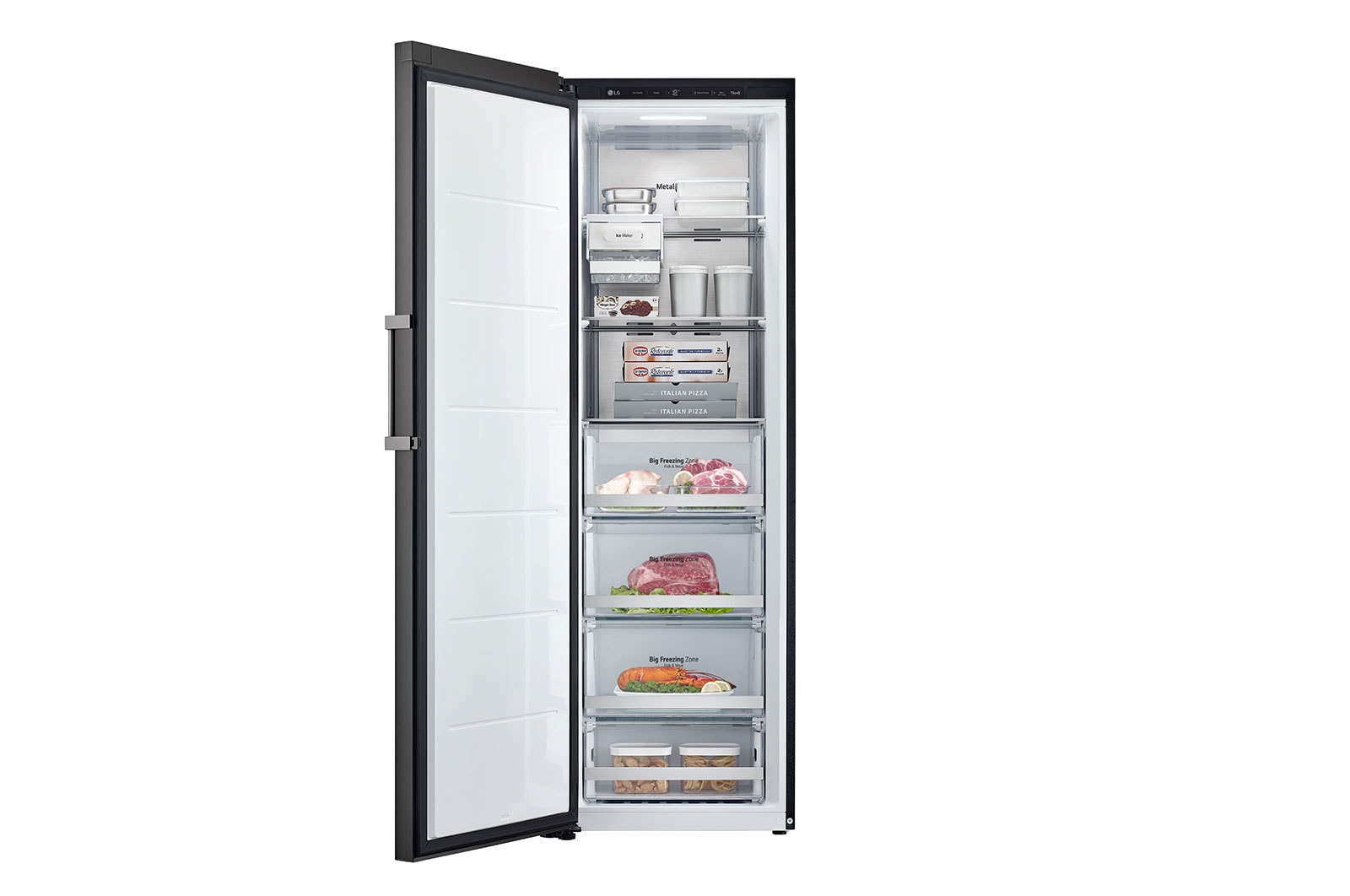 LG 321L Single Door Freezer in Beige Finish, GC-B414FGQF