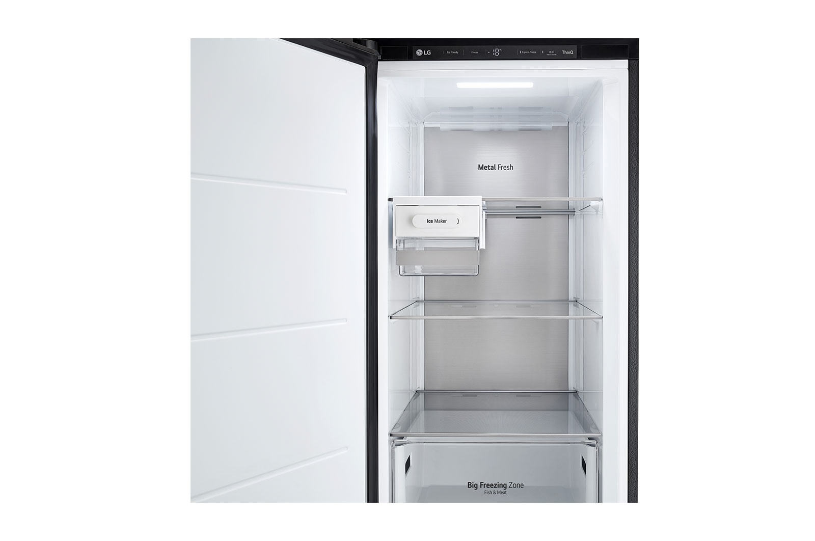 LG 321L Single Door Freezer in Beige Finish, GC-B414FGQF