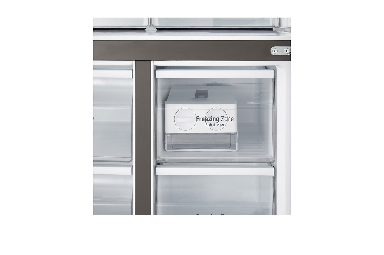 LG 470L Multi Door Fridge in Essence Black Steel, GC-B47FFQAB