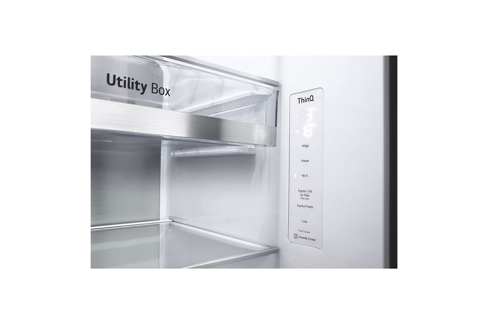 LG 655L Side-by-Side Fridge with InstaView Door-in-Door? in Matte Black Finish, GC-Q257CQFL