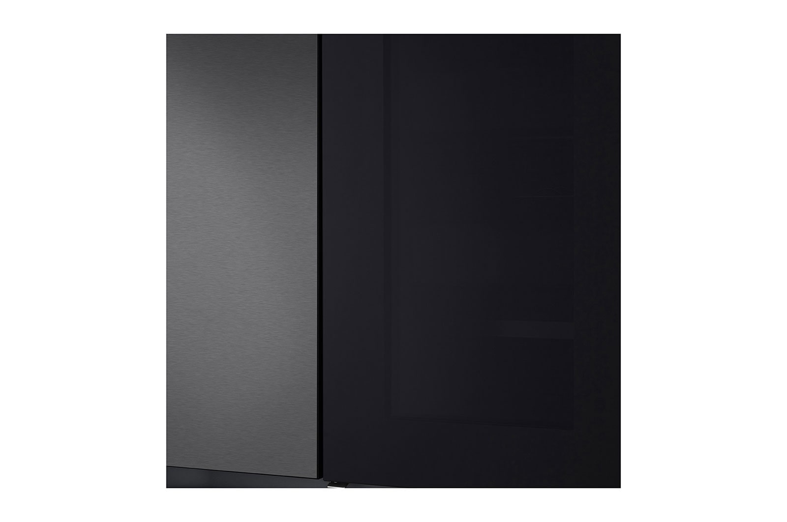 LG 655L Side-by-Side Fridge with InstaView Door-in-Door? in Matte Black Finish, GC-Q257CQFL