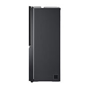 LG 655L Side-by-Side Fridge with InstaView Door-in-Door? in Matte Black Finish, GC-Q257CQFL