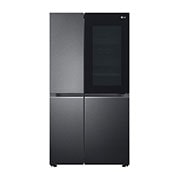 LG 655L Side-by-Side Fridge with InstaView Door-in-Door? in Matte Black Finish, GC-Q257CQFL