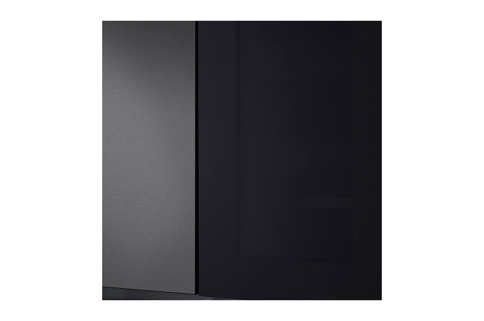LG 655L Side by Side Fridge in Matte Black Finish, GC-V257CQFW