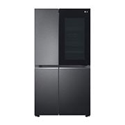 LG 655L Side by Side Fridge in Matte Black Finish, GC-V257CQFW