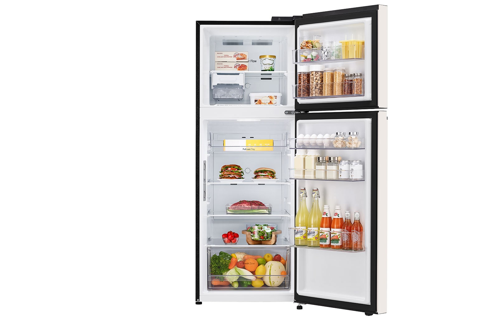 LG 360L Top Freezer Fridge in Nature Beige Finish, GN-B332PBGB