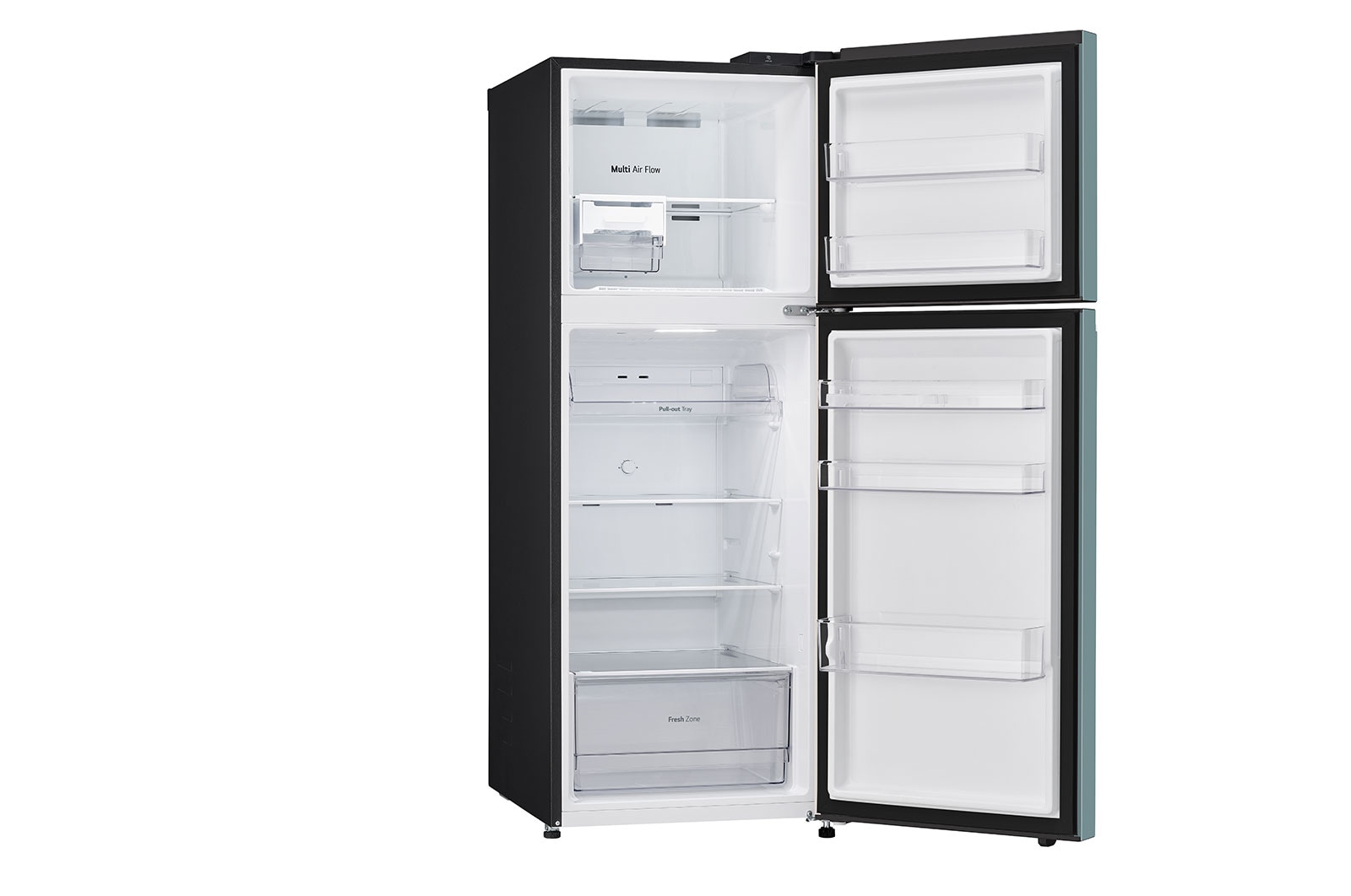 LG 360L Top Freezer Fridge in Clay Mint Finish, GN-B332PMGB