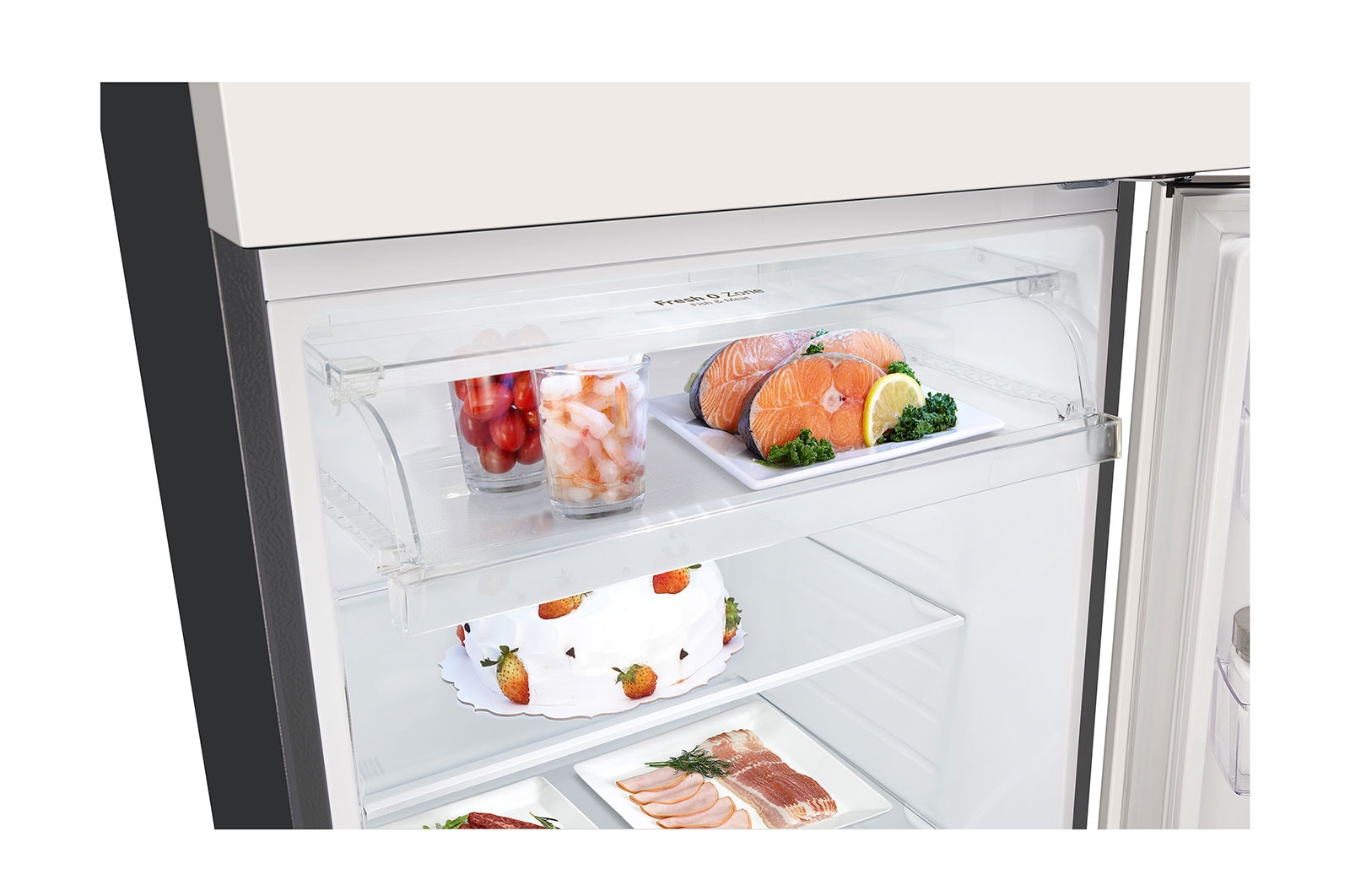 LG 493L Top Freezer Fridge in Nature Beige Finish, GN-B452PBFK