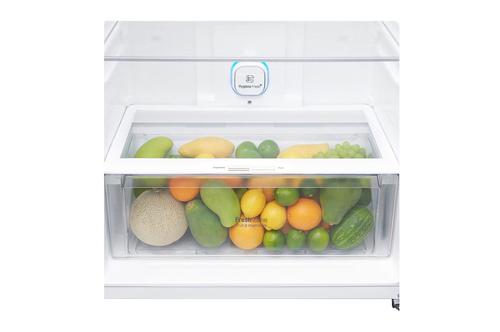 LG 547L Top Freezer Fridge in Black Glass Finish , GN-C702SGGM