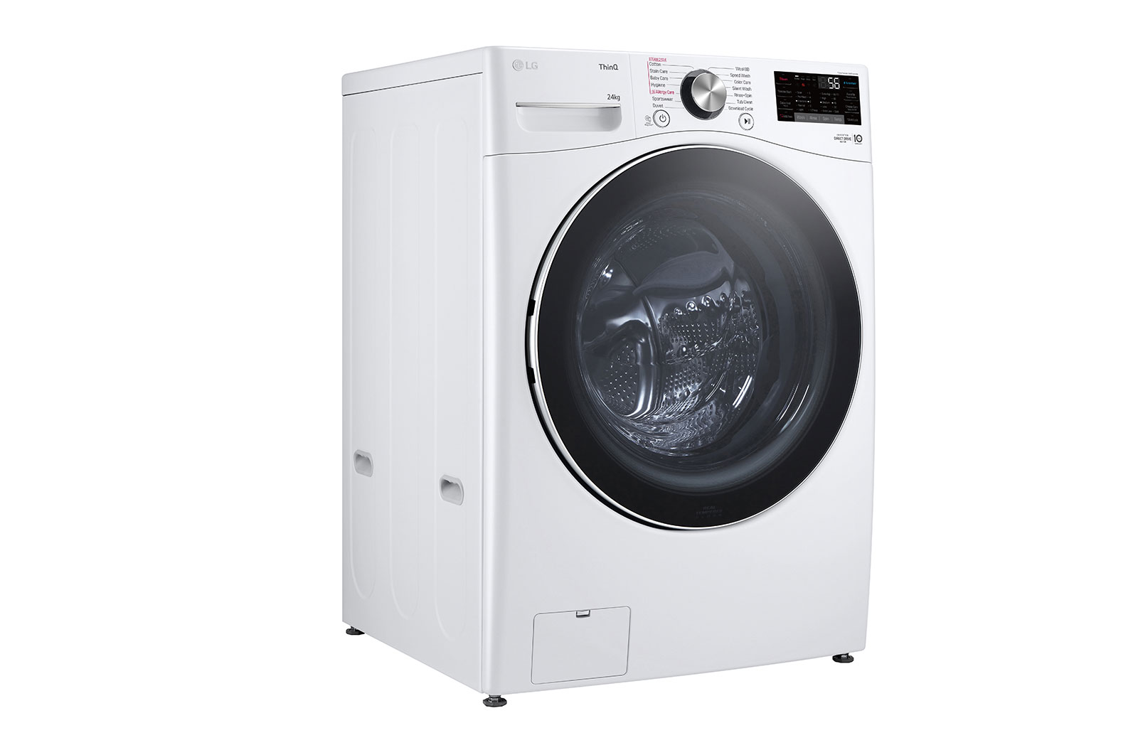LG 24kg Front Load Washer with AI Direct Drive? and TurboWash?, F2724SVRW