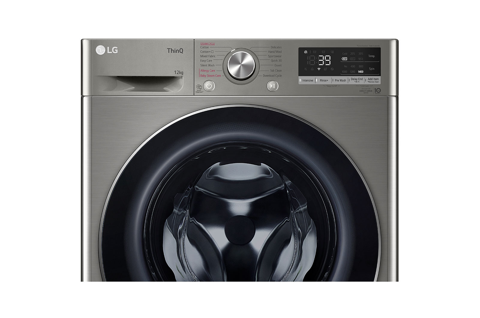 LG 12kg Front Load Washer with AI Direct Drive?  and  TurboWash?360?, FV1412S3P