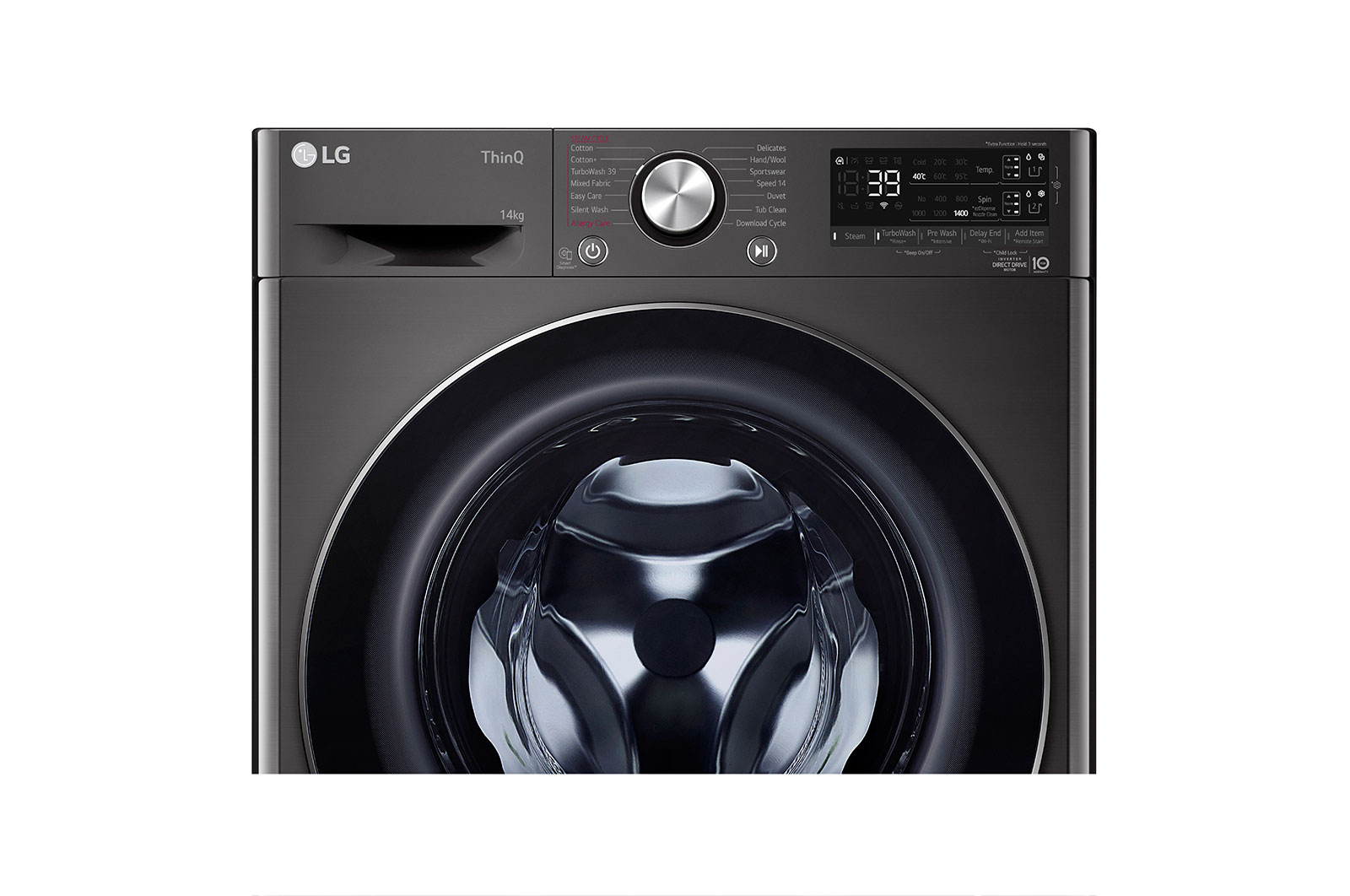 LG 14kg Front Load Washer with AI Direct Drive? and TurboWash?360?, FV1414S3B