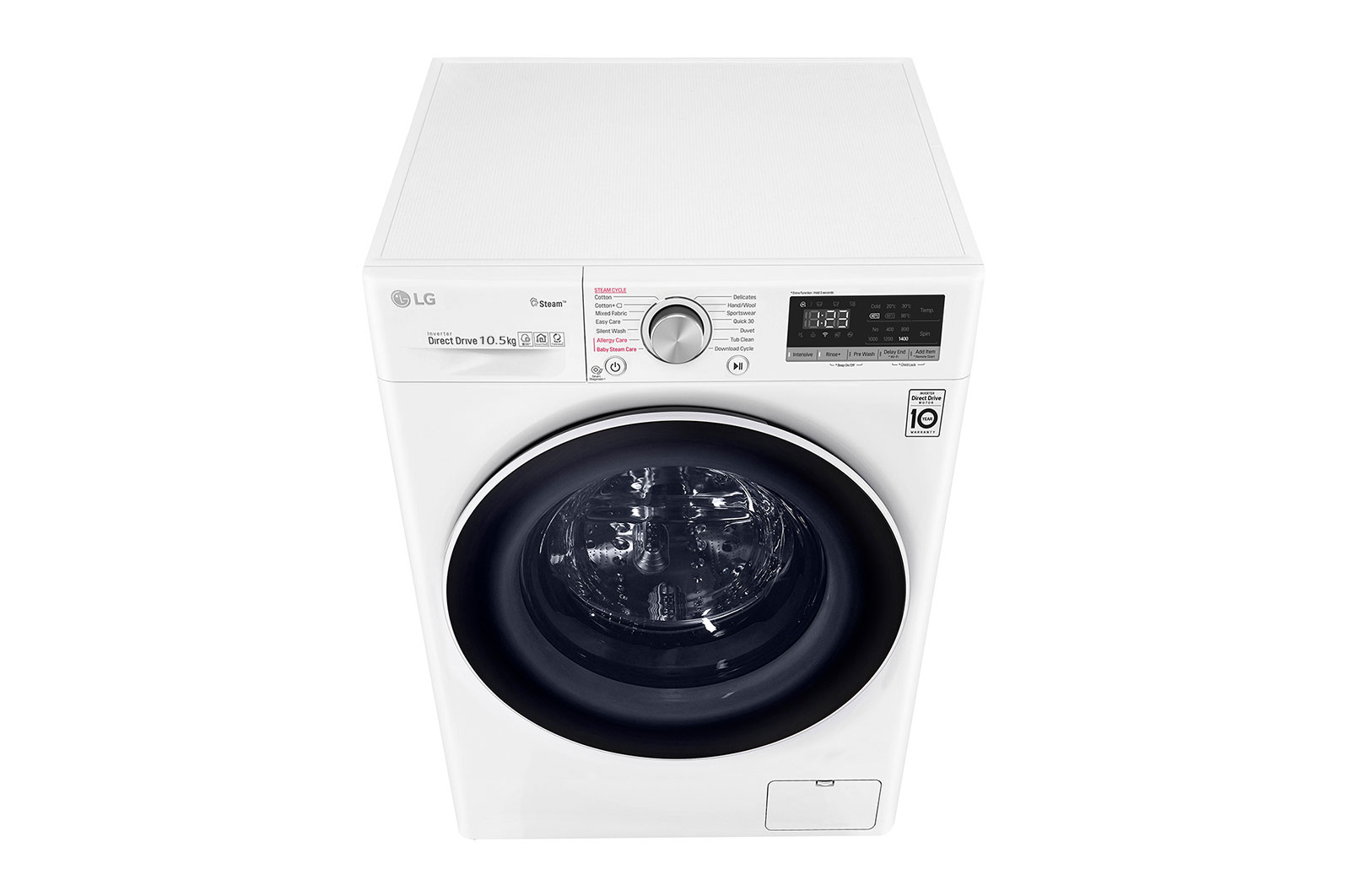 LG 10.5kg Front Load Washer with AI Direct Drive? and Steam?, FV1450S4W