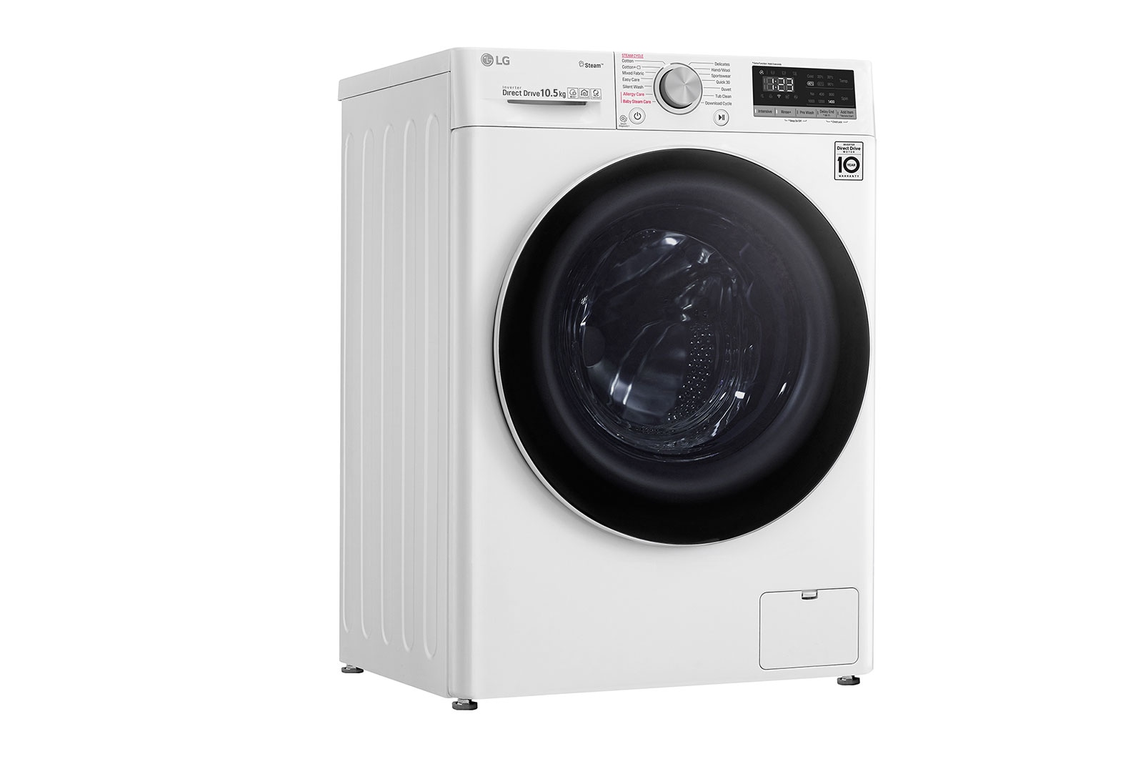 LG 10.5kg Front Load Washer with AI Direct Drive? and Steam?, FV1450S4W