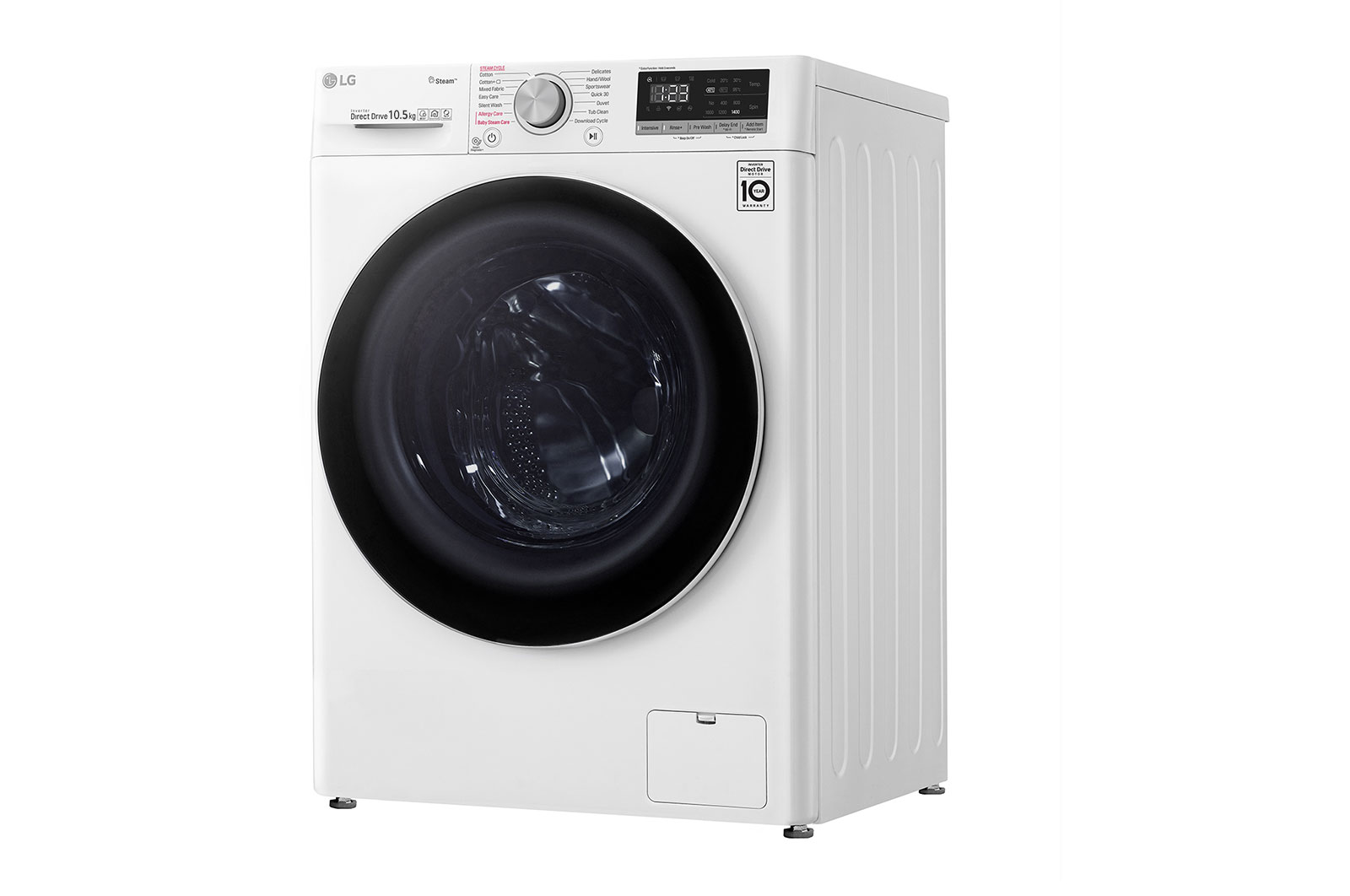 LG 10.5kg Front Load Washer with AI Direct Drive? and Steam?, FV1450S4W