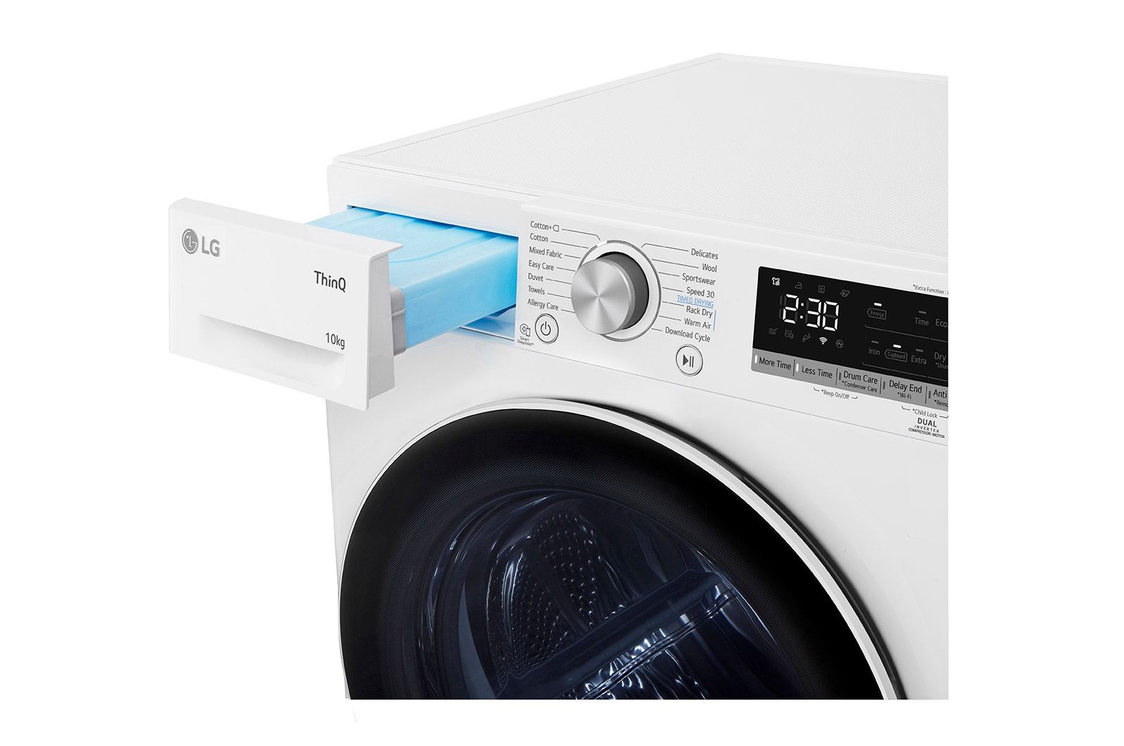 LG 10kg Dual Inverter Heat Pump?Dryer with Auto Cleaning Condenser, RH10VHP2W