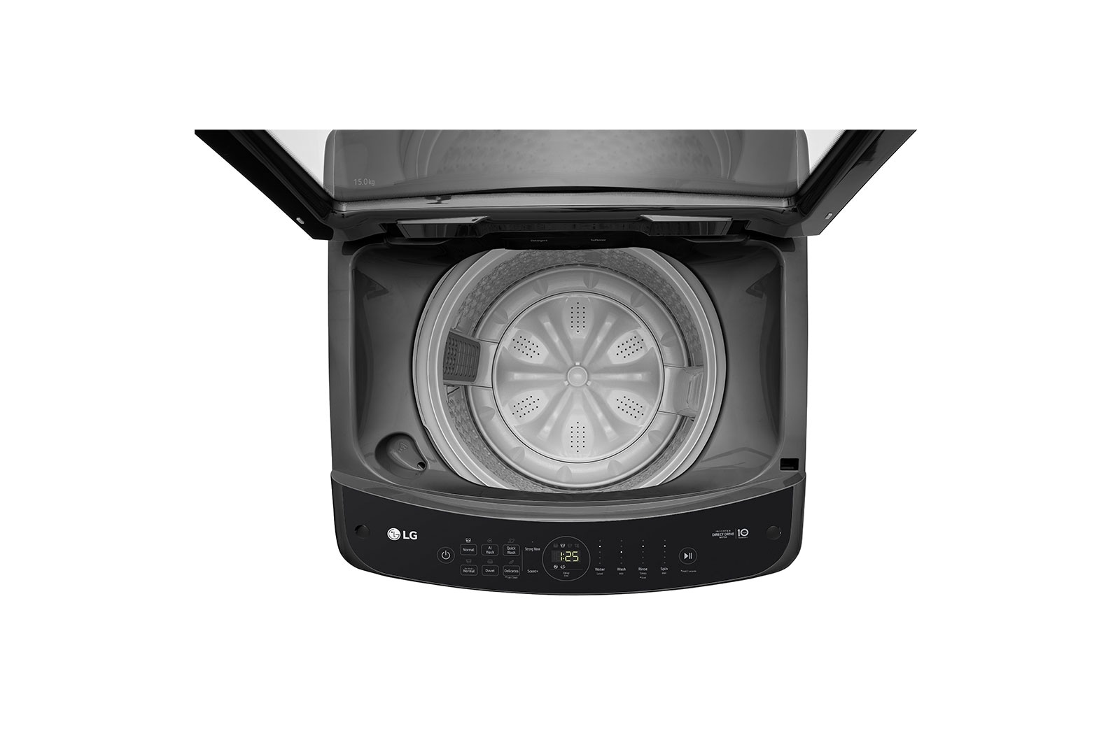 LG 15kg Top Load Washer with AI Direct Drive? and Turbo Drum, TV2515DV3B
