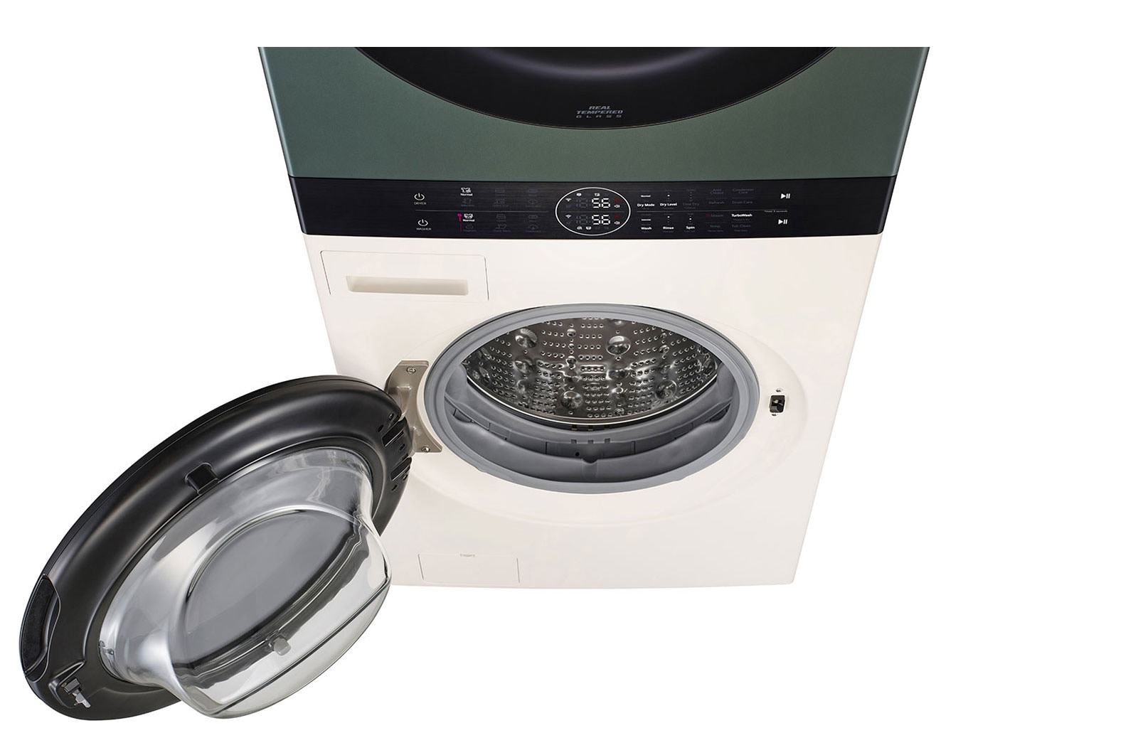 LG 14/10kg Objet WashTower? All-In-One Stacked Washer Dryer, WT1410NHEG