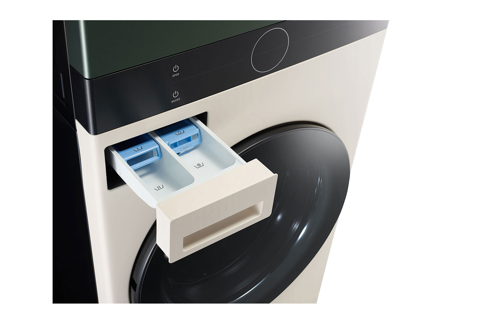 LG 14/10kg Objet WashTower? All-In-One Stacked Washer Dryer, WT1410NHEG