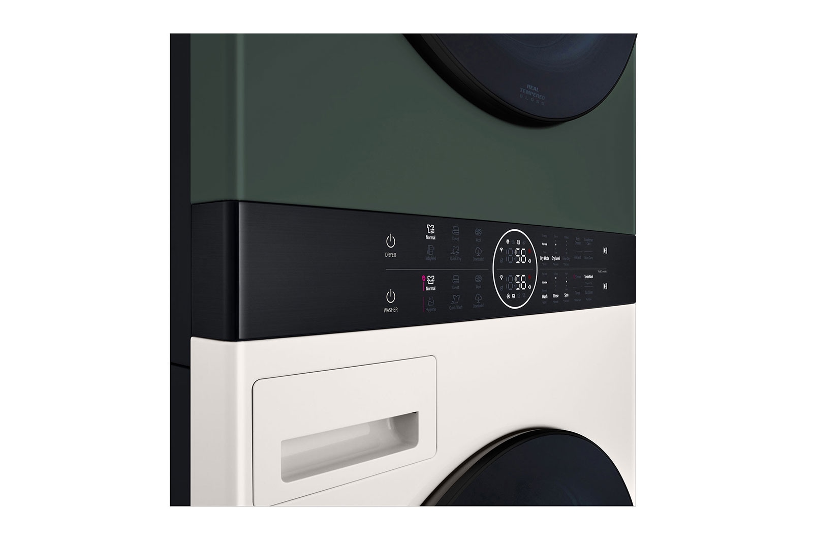 LG 14/10kg Objet WashTower? All-In-One Stacked Washer Dryer, WT1410NHEG