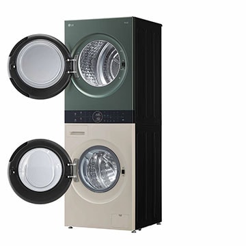 LG 14/10kg Objet WashTower? All-In-One Stacked Washer Dryer, WT1410NHEG