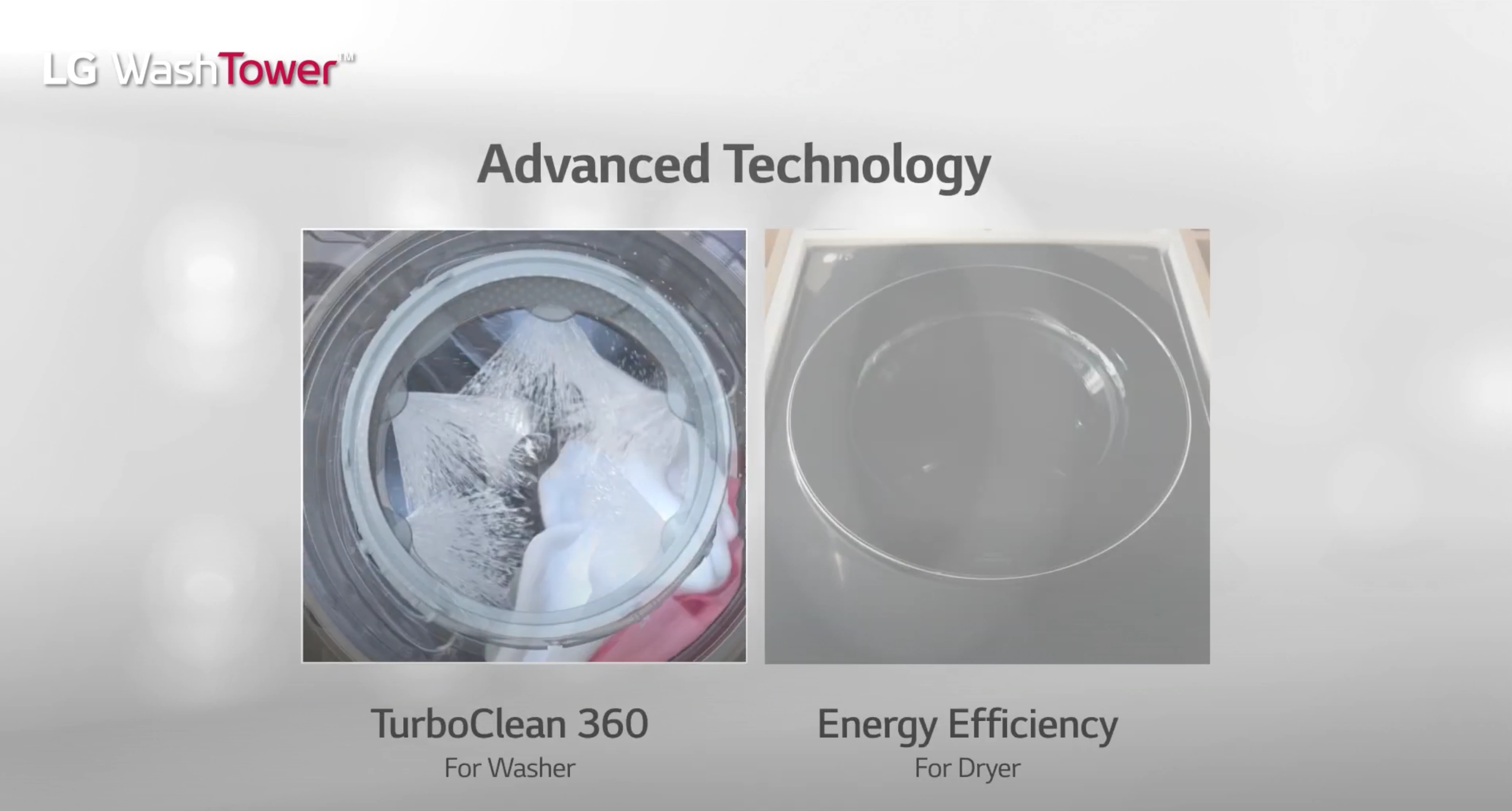 LG 21KG WashTower? All-In-One Stacked Washer Dryer, WT2116SHB