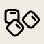 Een pictogram toont de optie voor ijsblokjes