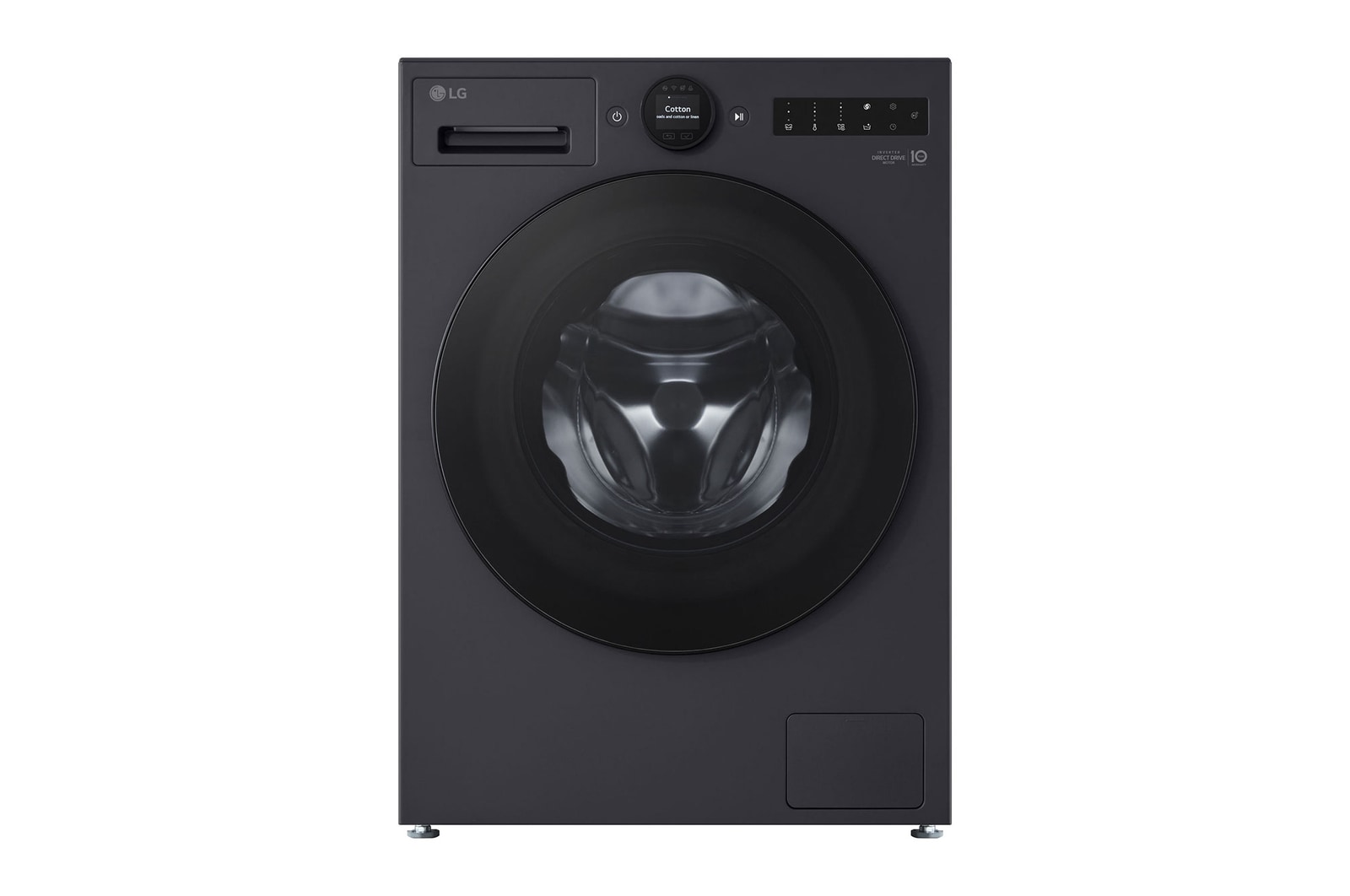Vooraanzicht van 11kg Wasmachine F4WX801YB Zwart | AI DD? | Steam? | TurboWash?