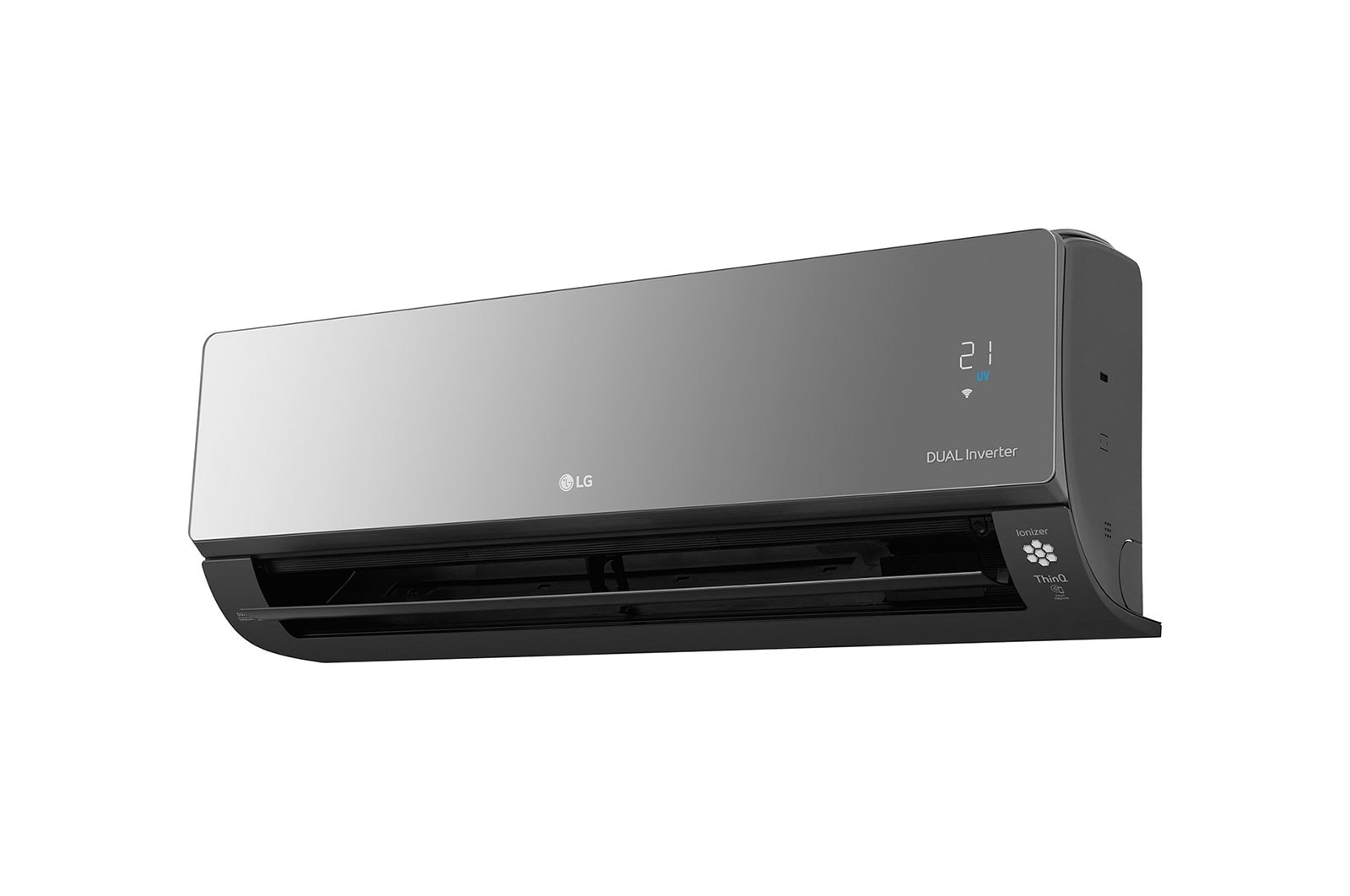 LG 6.6kW, ARTCOOL Airconditioning - Mirror. Dual Inverter HeatPump met stijlvol design, DUAL Inverter en Uvnano?, AC24BK