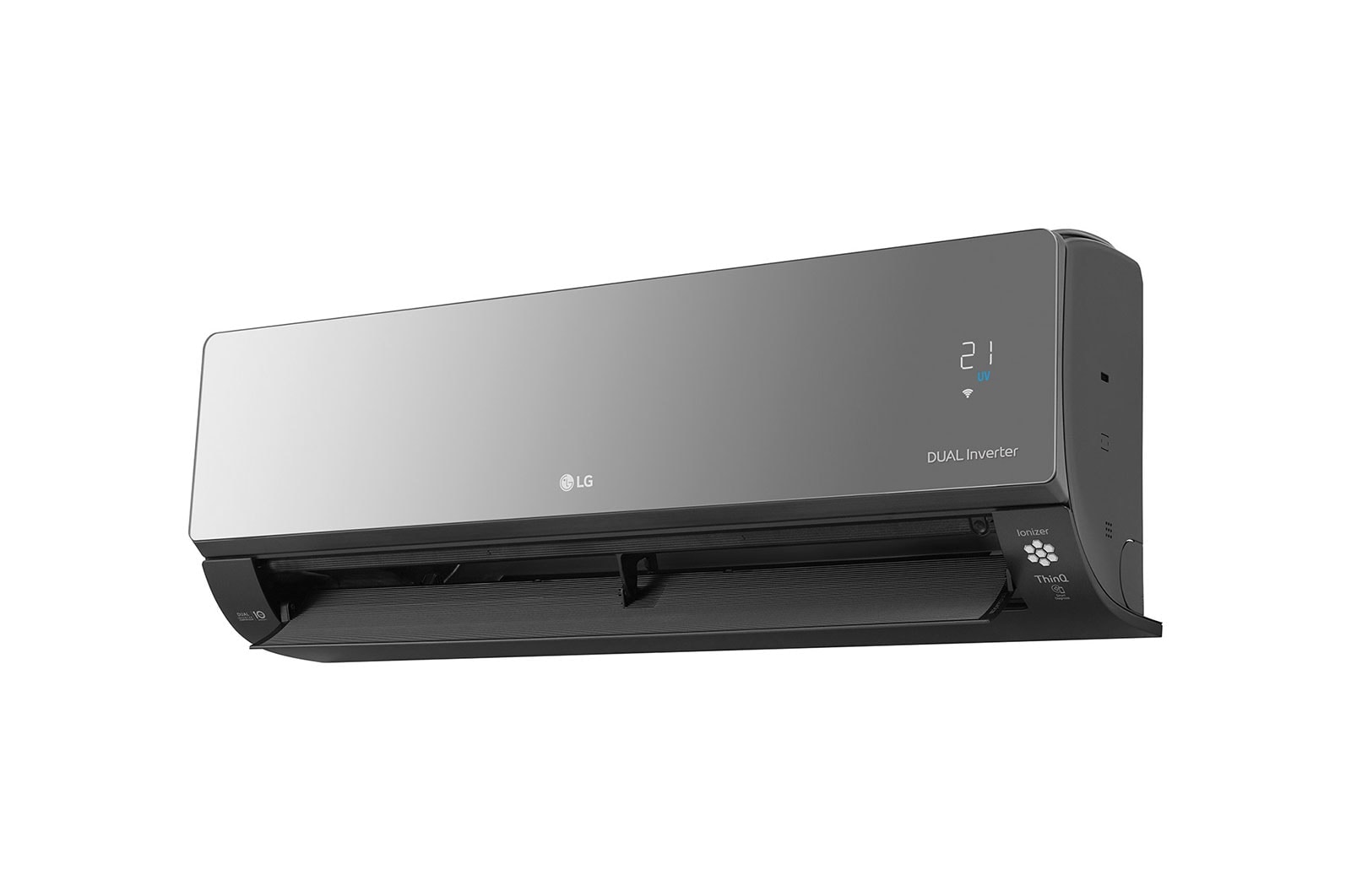 LG 6.6kW, ARTCOOL Airconditioning - Mirror. Dual Inverter HeatPump met stijlvol design, DUAL Inverter en Uvnano?, AC24BK