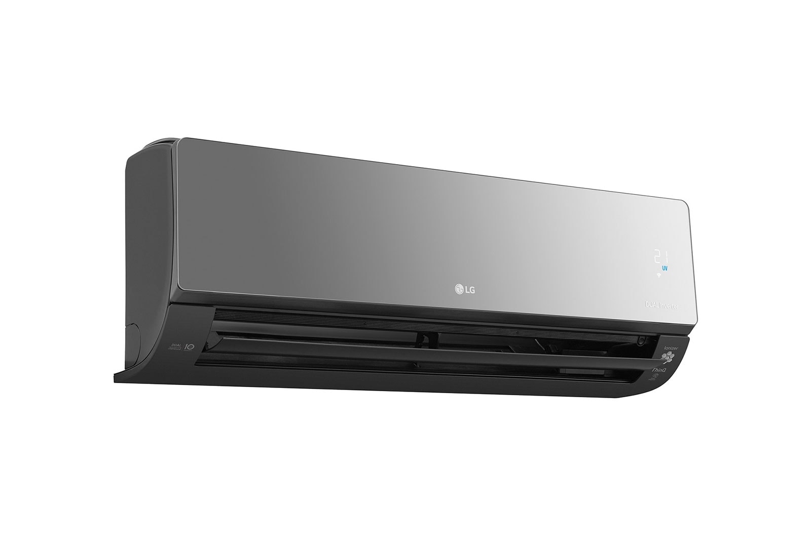 LG 6.6kW, ARTCOOL Airconditioning - Mirror. Dual Inverter HeatPump met stijlvol design, DUAL Inverter en Uvnano?, AC24BK