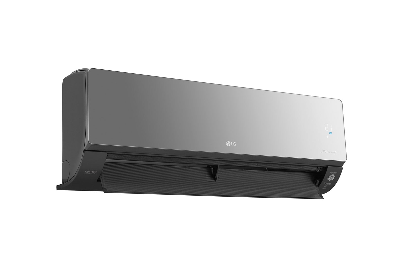 LG 6.6kW, ARTCOOL Airconditioning - Mirror. Dual Inverter HeatPump met stijlvol design, DUAL Inverter en Uvnano?, AC24BK