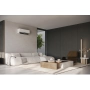 LG 6.6kW, DUALCOOL Deluxe Airconditioning, Dual Inverter HeatPump, stijlvol design en comfortabele luchtstroom, H24S1D