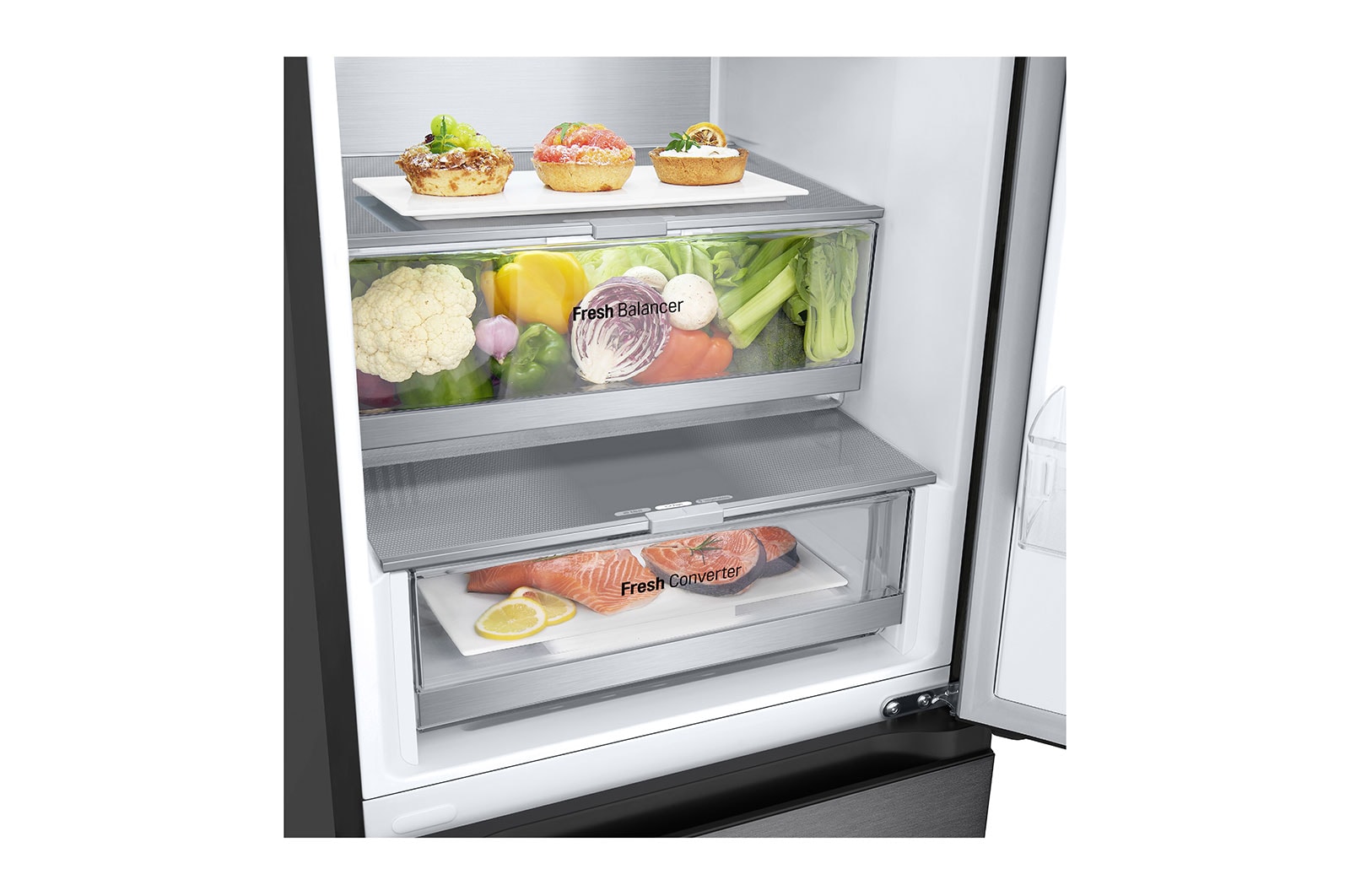 LG Koel-vries combinatie GBV7280AEV | 387L inhoud | FRESHBalancer?, GBV7280AEV