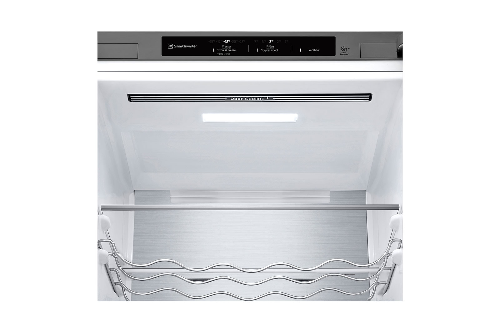 LG 387L Koelkast en vriezer Zilver | DoorCooling+? | FRESHConverter? | Smart Diagnosis?, GBV7280AMB