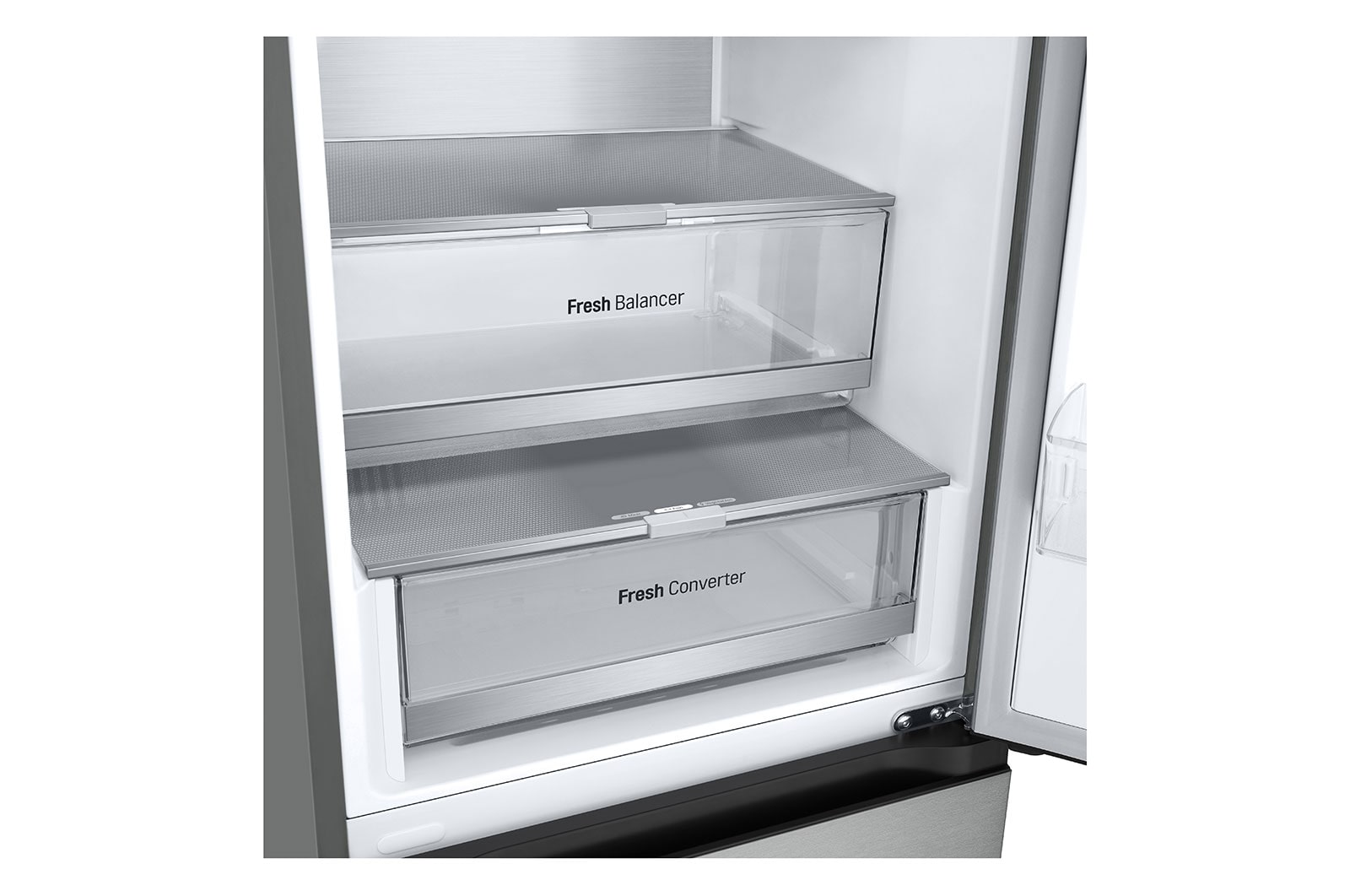 LG 387L Koelkast en vriezer Zilver | DoorCooling+? | FRESHConverter? | Smart Diagnosis?, GBV7280AMB