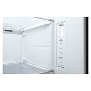 LG 628L Amerikaanse koelkast Zwart | InstaView? | ThinQ? | DoorCooling+?, GSGV80EPLD