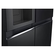 LG 628L Amerikaanse koelkast Zwart | InstaView? | ThinQ? | DoorCooling+?, GSGV80EPLD