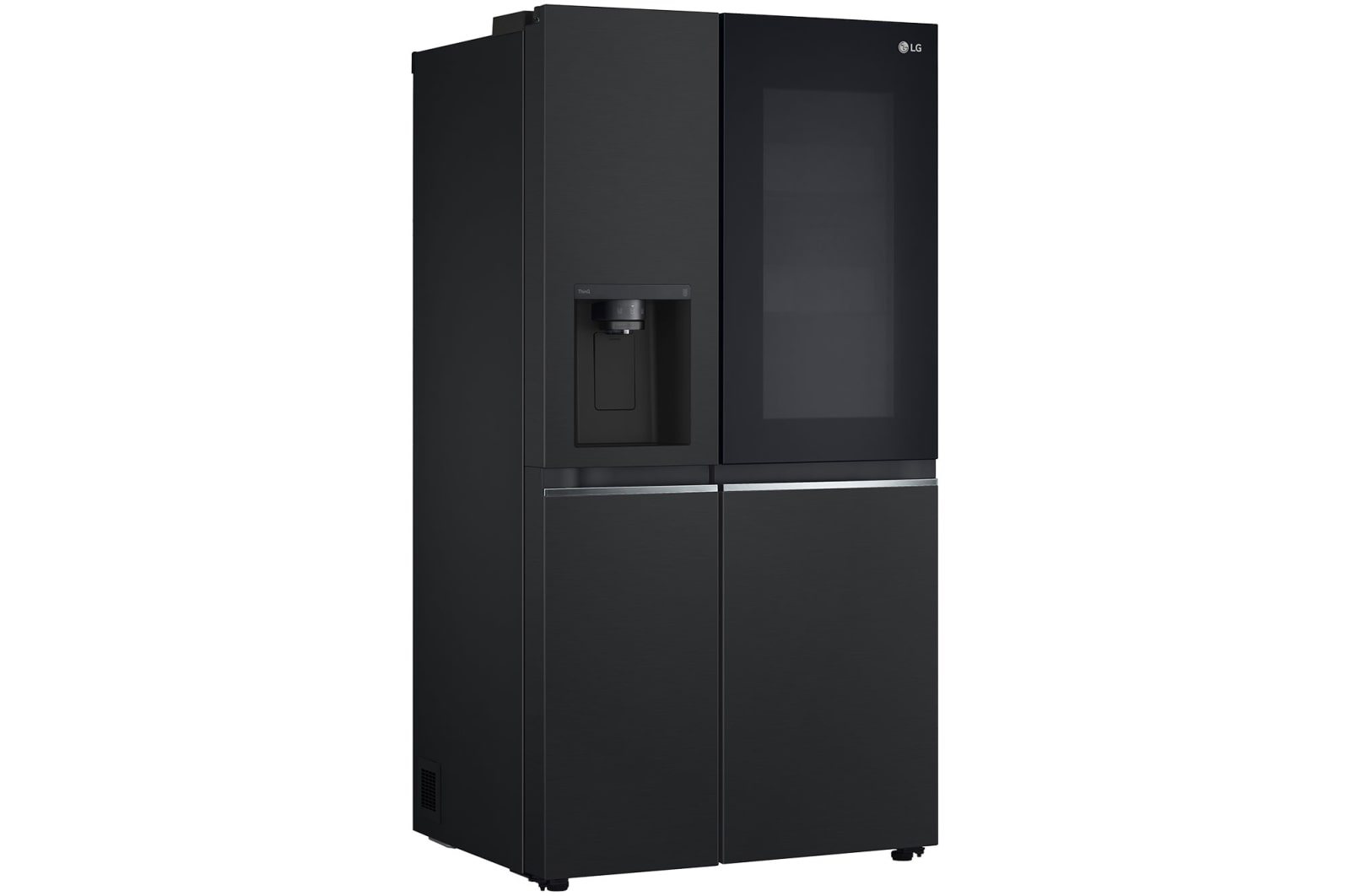LG 628L Amerikaanse koelkast Zwart | InstaView? | ThinQ? | DoorCooling+?, GSGV80EPLD