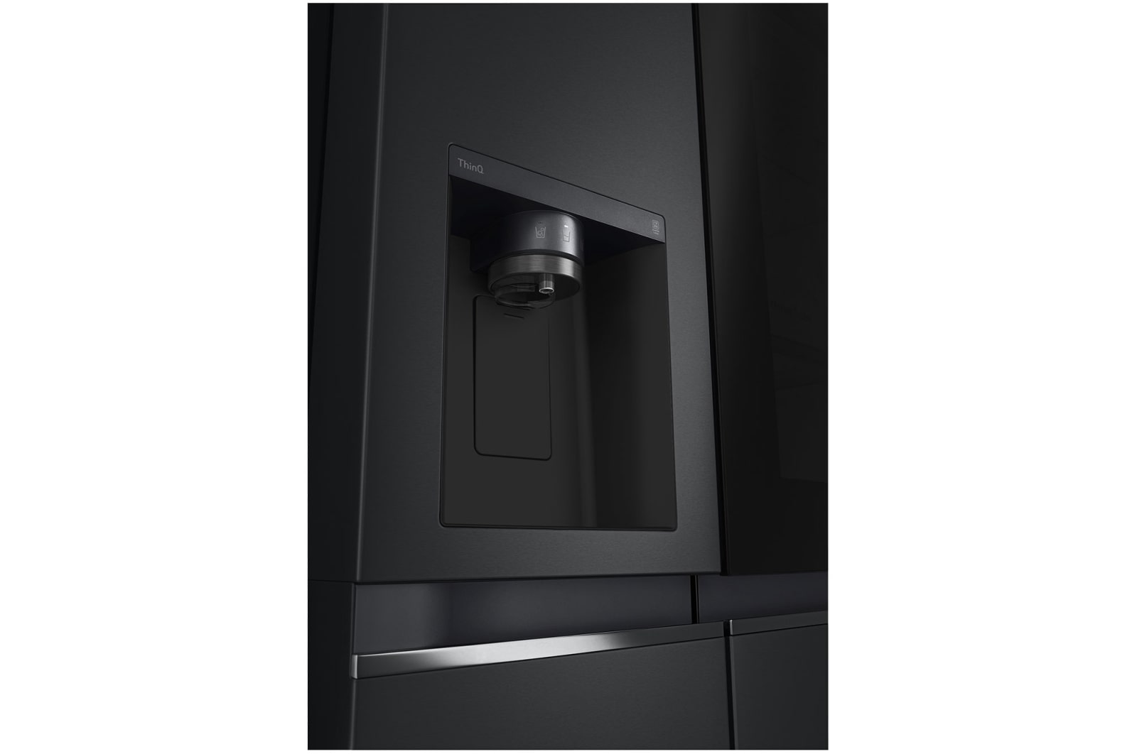 LG 628L Amerikaanse koelkast Zwart | InstaView? | ThinQ? | DoorCooling+?, GSGV80EPLD