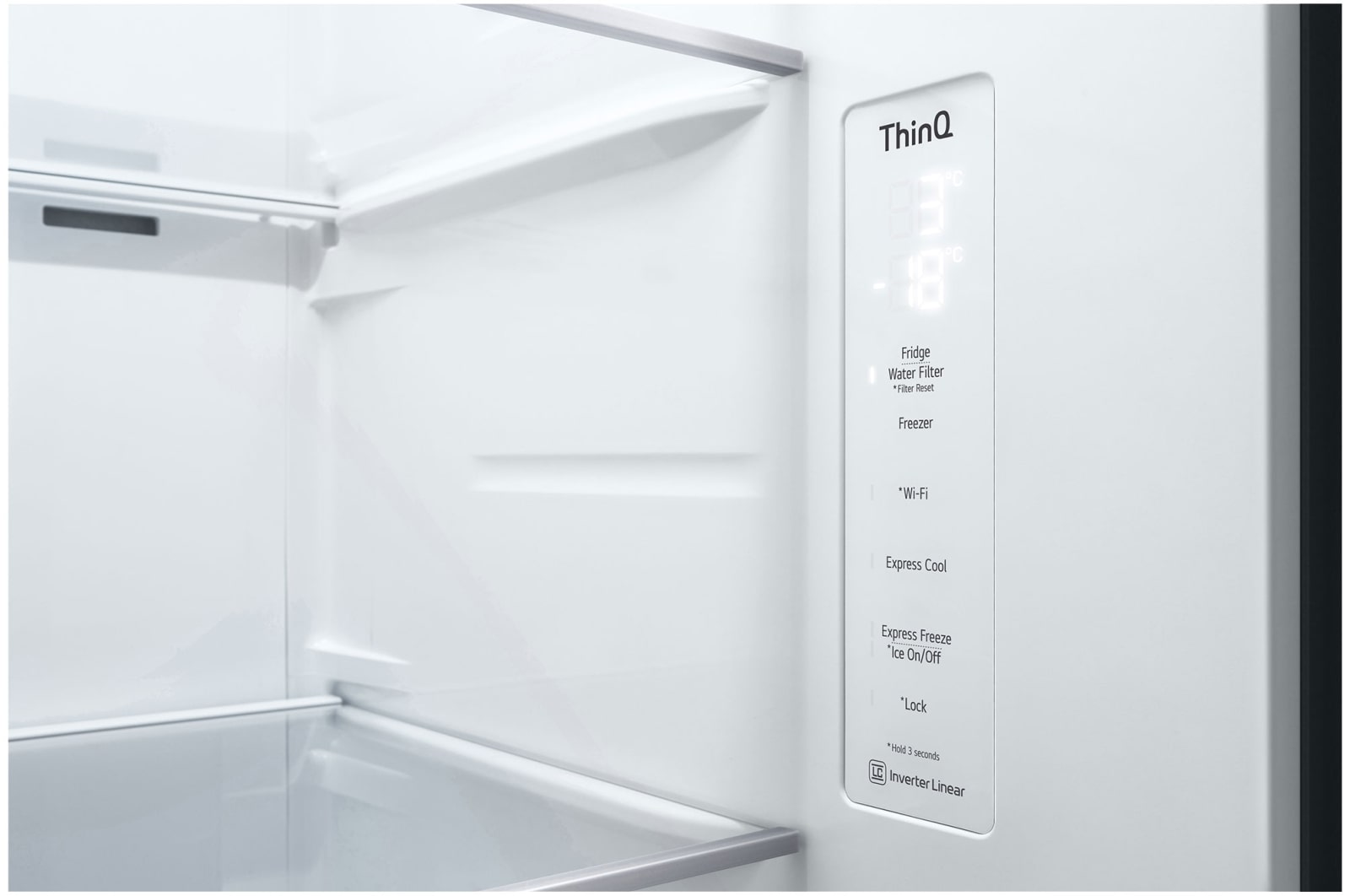LG 628L Amerikaanse koelkast Zwart | InstaView? | ThinQ? | DoorCooling+?, GSGV80EPLD