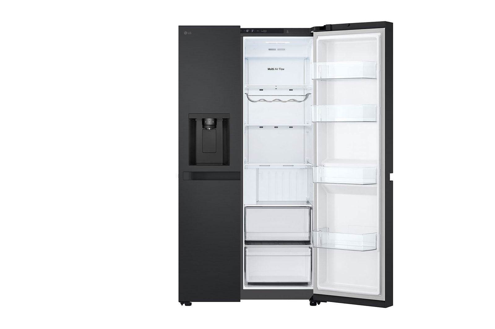 LG 638L Amerikaanse koelkast Zwart | DoorCooling+? | FRESHConverter? | Smart Inverter Compressor?, GSLC40EPPE