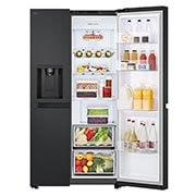 LG 638L Amerikaanse koelkast Zwart | DoorCooling+? | FRESHConverter? | Smart Inverter Compressor?, GSLC40EPPE