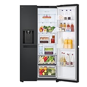 LG 641L Amerikaanse koelkast Zwart | ThinQ? | Uvnano? | FRESH Converter?, GSLC41EPPE