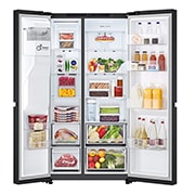 LG 641L Amerikaanse koelkast Zwart | ThinQ? | Uvnano? | FRESH Converter?, GSLC41EPPE